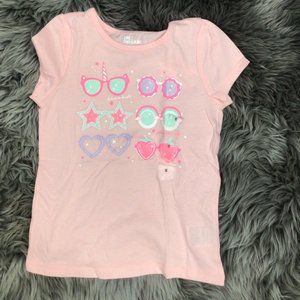 Epic Threads | Girl's T-shirt | Pink | Sunglasses